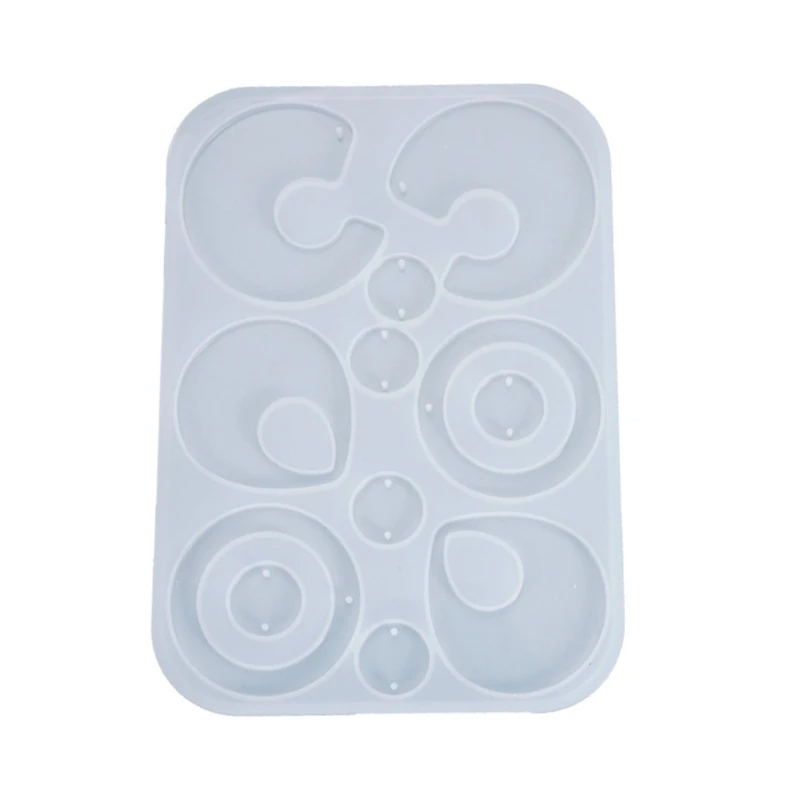 

DIY Earrings Pendants Casting Silicone Mould Crafts Jewelry Making Tools Crystal Epoxy Resin Mold