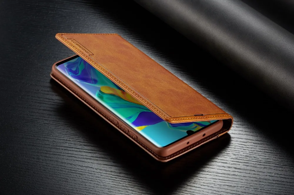 Флип кожаный чехол для huawei P30 Pro дизайн книги кредитный с отделением для карт, на магните застежка откидная крышка для huawei P30 Lite P30 Coque