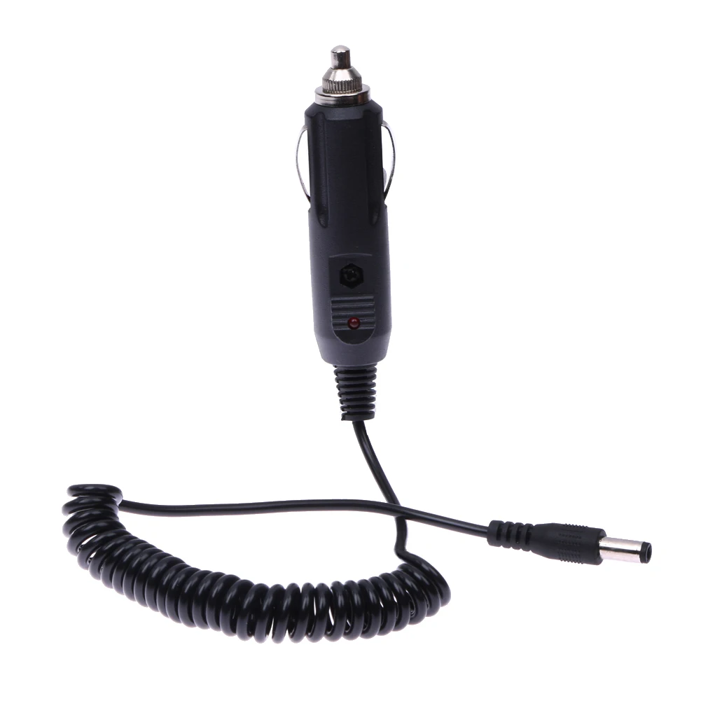 

DC 12V Car Charger Charging Cable Spring Cord Line for Baofeng Two Way Radios Walkie Talkie UV-5R 5RE PLUS UV5A+ Charge Base