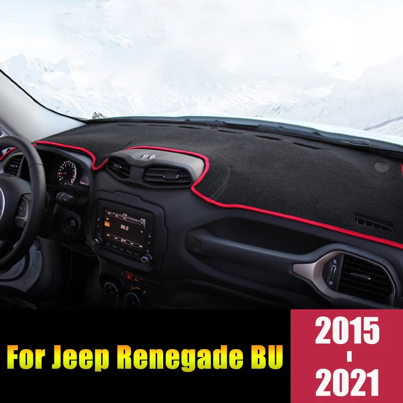 Крышка приборной панели автомобиля для Jeep Renegade BU 2015-2018 2019 2020 2021 | Автомобили и