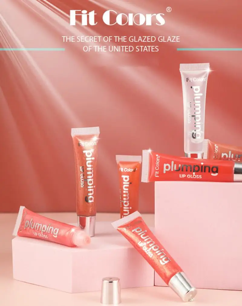 Блеск для губ желейное увлажняющее масло жемчужный блеск 8 цветов подходящие