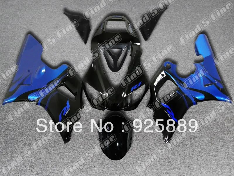 

Free Shipping Black Flame Blue For YAMAHA YZF-R1 98 99 98-99 YZF R1 1998 1999 YZFR1 1998-1999 ABS Fairing Kit