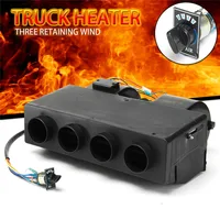Universal 4 Hole Auto AC Evaporator Assembly Unit Air Conditioner Heater truck heater 12V Classic Car Truck Van Street Red Rod