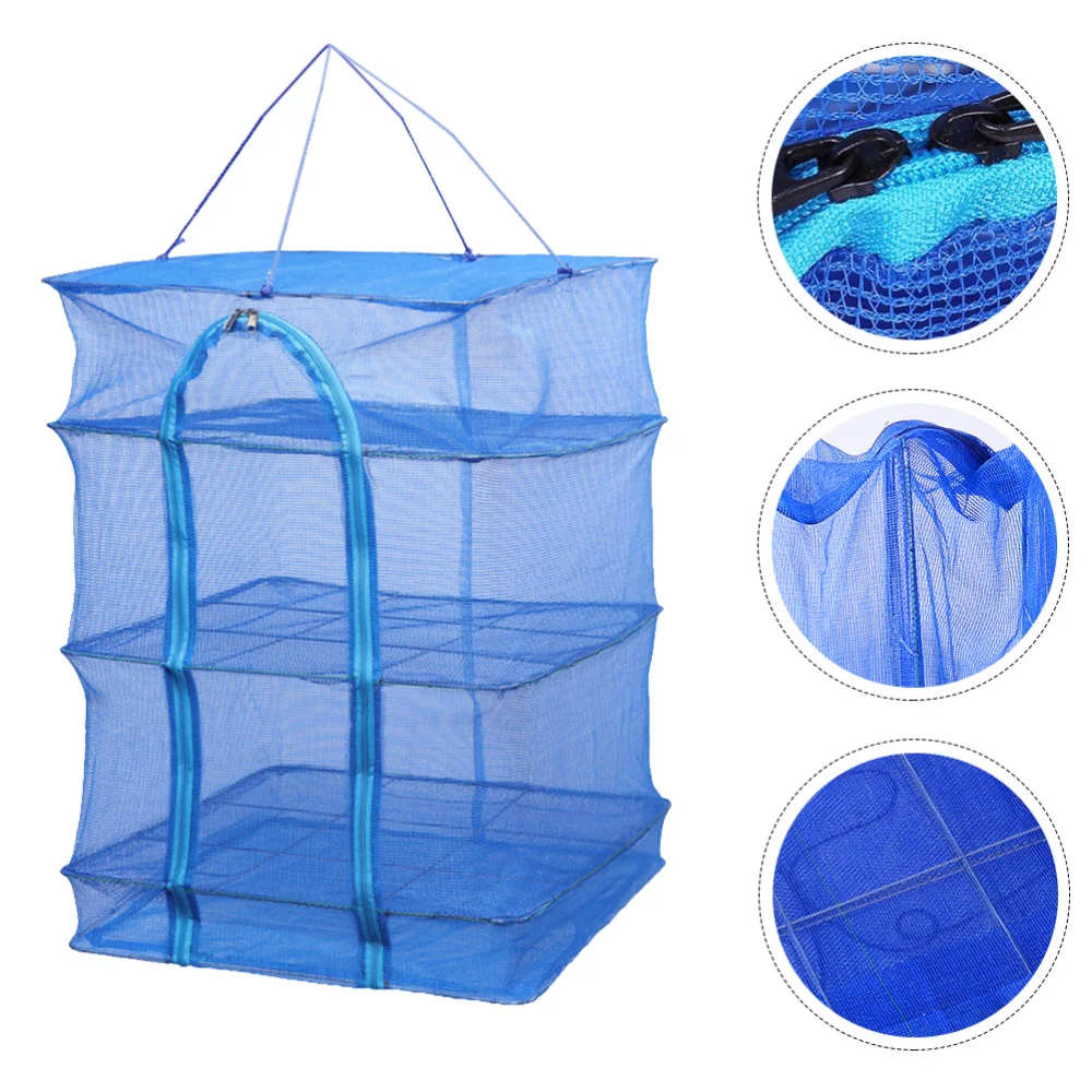 

1pc Vegetable Fish Foldable Drying Net Hanging Mesh Dryer Hanging Mesh Dryer