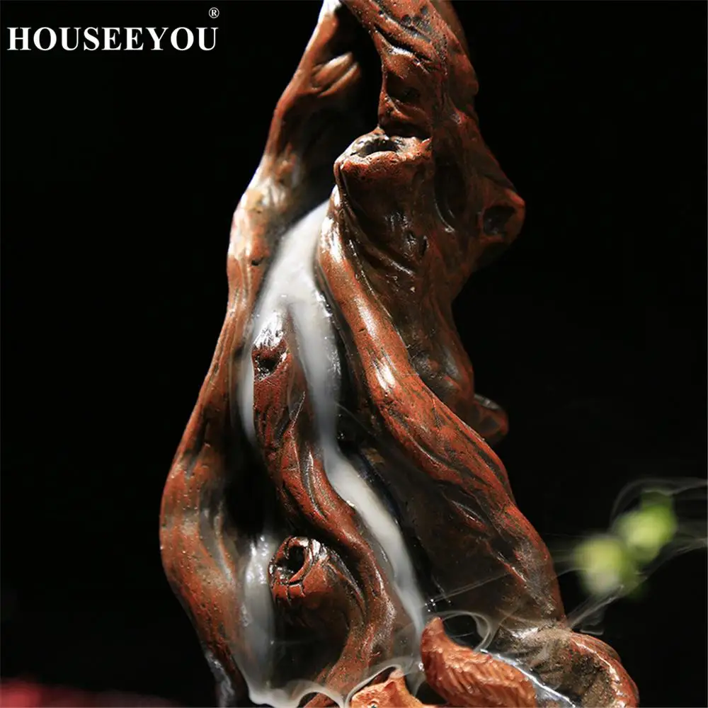 Творческий Дерево корень произведение искусства обратного потока благовония