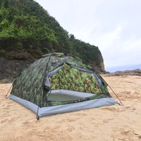 tomshoo camping tent for 2 person single layer outdoor portable camouflage