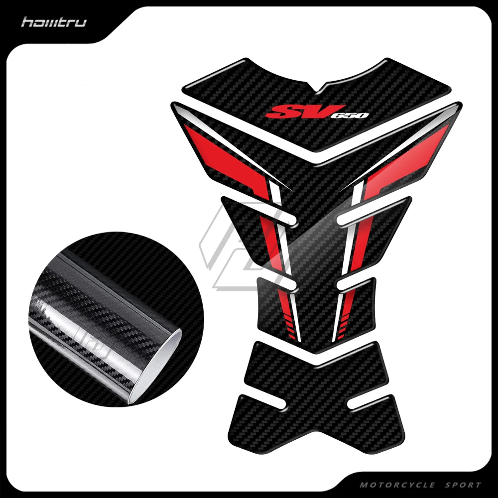 

Чехол 3D Carbon-look защитная накладка на бак мотоцикла для Suzuki SV650 SV650S SV650X