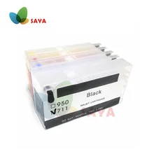 Для HP 711 пустой Заправляемый картридж для T120 T520 с чипом|ink cartridge|ink