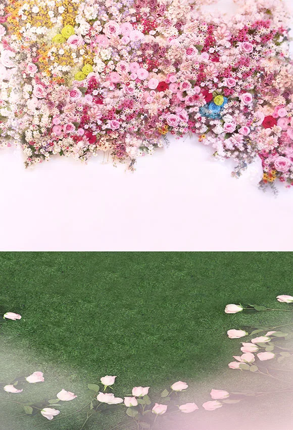 Виниловый фон для фотосъемки в форме сердца с цветами 2020|Фон фотосъёмки| |