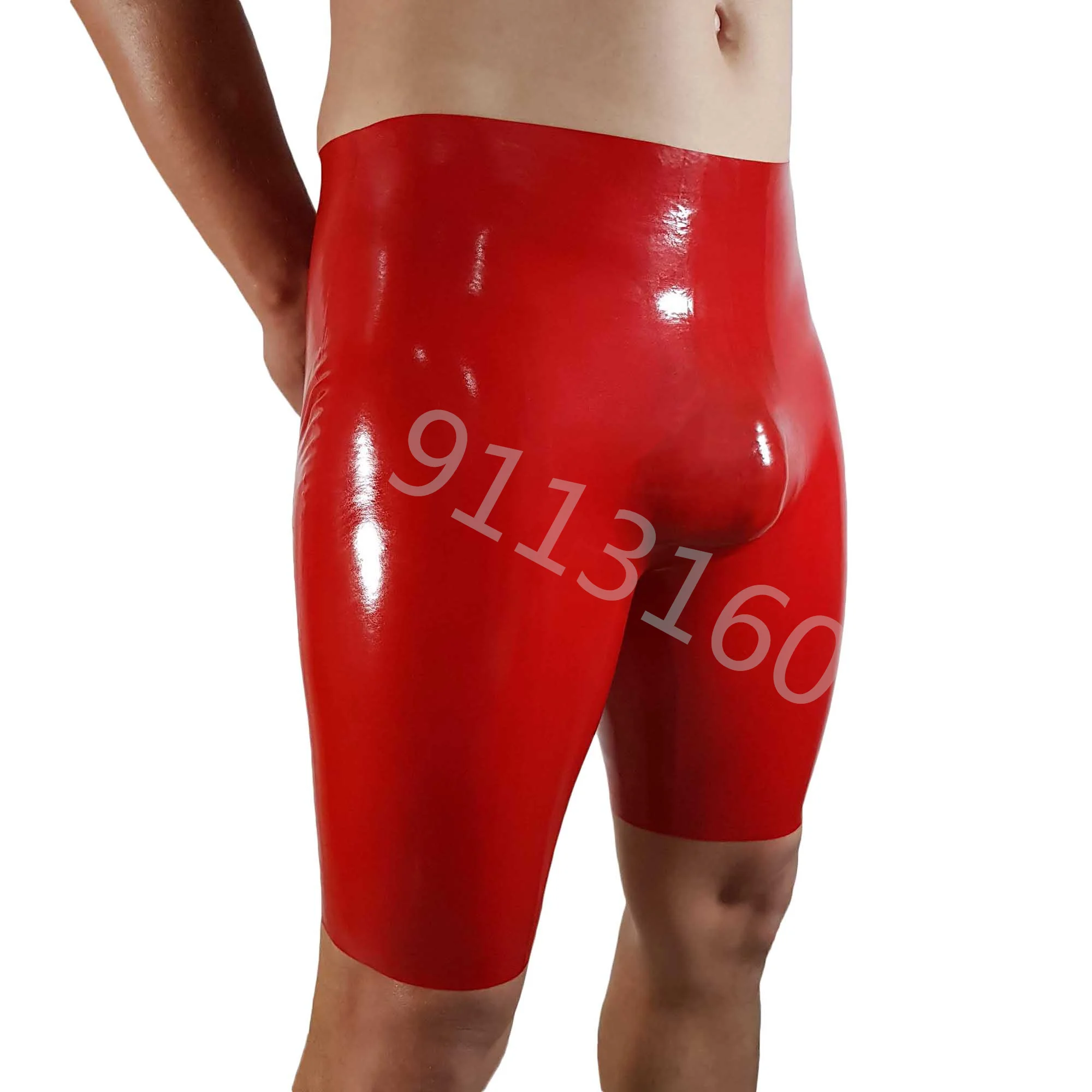 

Handmade Natural Latex Pants Rubber \Short Pants Trousers Sexy Man Underpants