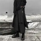 Женская модная юбка на весну и осень, новая однотонная Асимметричная юбка небольшого размера с высокой талией