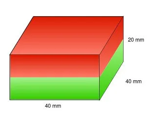 40*40*20 1 шт. блочные магниты 40 мм x 40 мм x 20 мм N35 neodimio сильные Редкоземельные Магниты Неодимовые магниты N35 вмещает 60 кг
