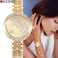 Hot Brand Luxury Bracelet Women Watches Fashion Quartz Crystal Rhinestone Watch Ladies Casual Dress Sport WristWatch Reloj Mujer