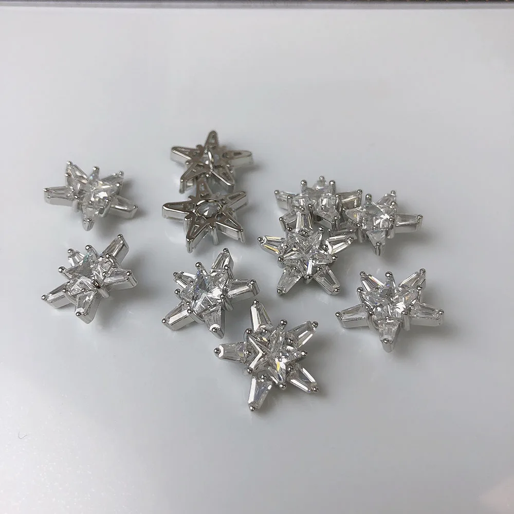 С украшением в виде кристаллов со звездой Стразы горного хрусталя 5 шт./лот