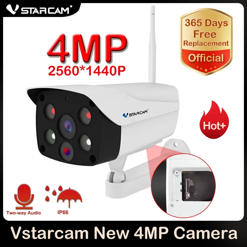 2021 Vstarcam 4MP IP Камера на открытом воздухе Wi Fi видео для наблюдения безопасности