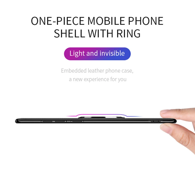 For Oneplus 7 Pro Case Cover Luxury Leather Magnetic Ring Stand Holder Phone Cases One plus 7Pro Back Coque | Мобильные телефоны и