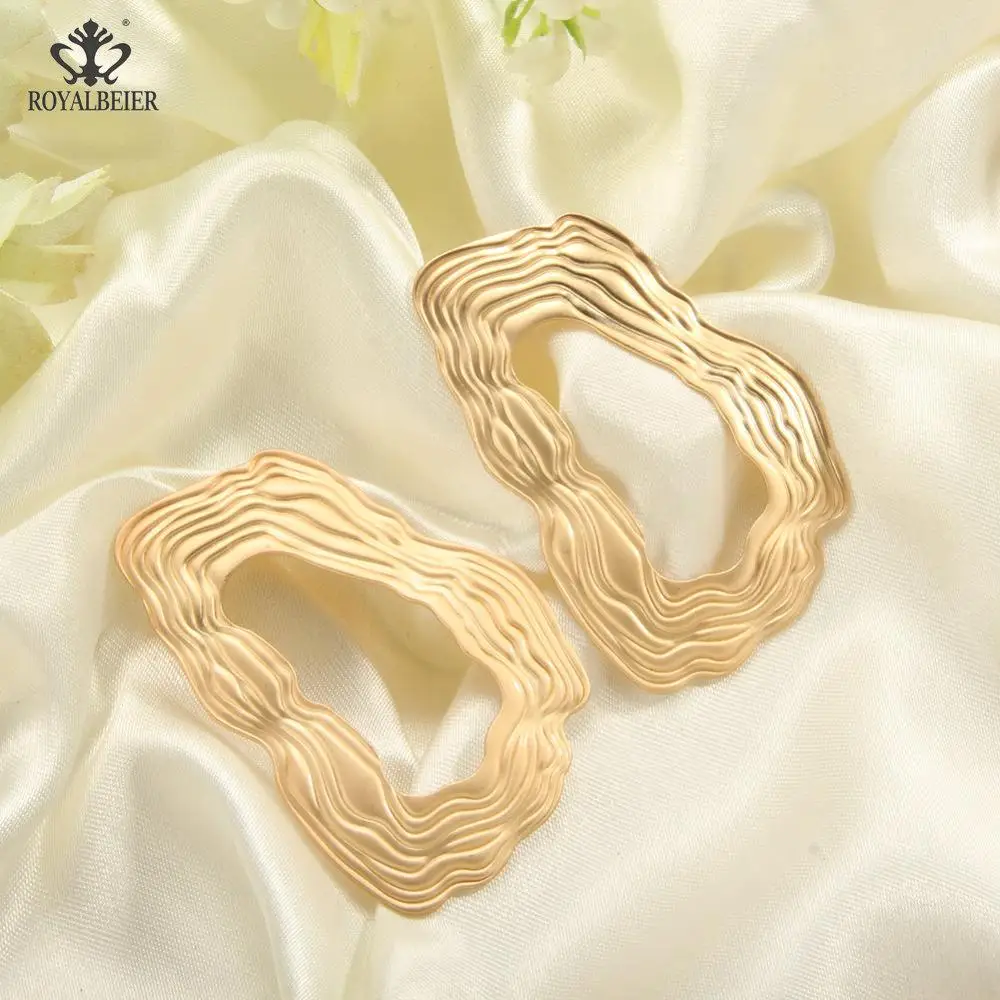 ROYALBEIER женские минималистские ювелирные изделия модные геометрические