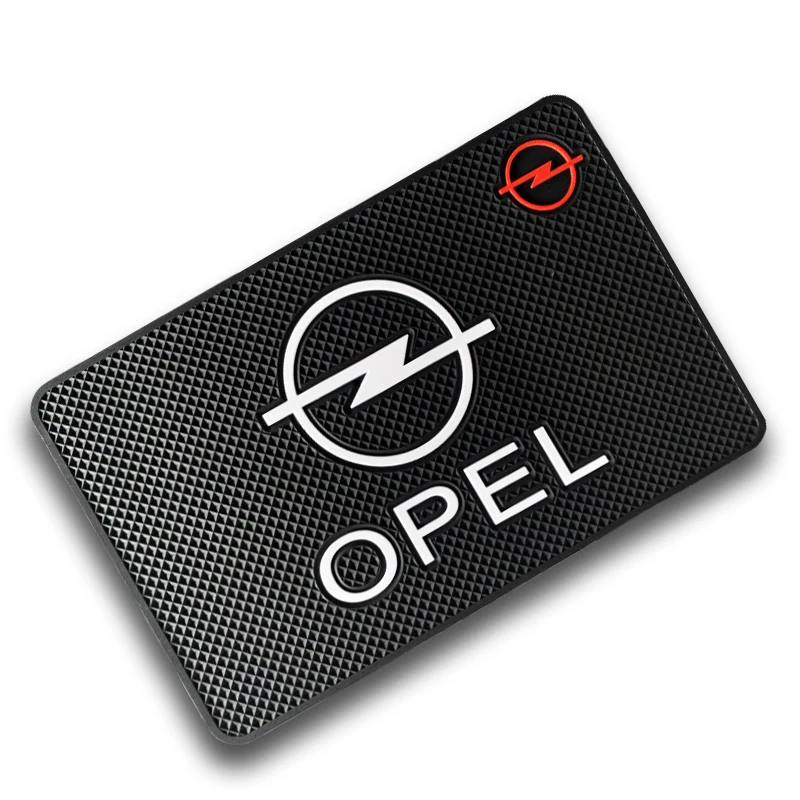 Популярный автомобильный нескользящий коврик с логотипом для телефона Opel Astra H G J