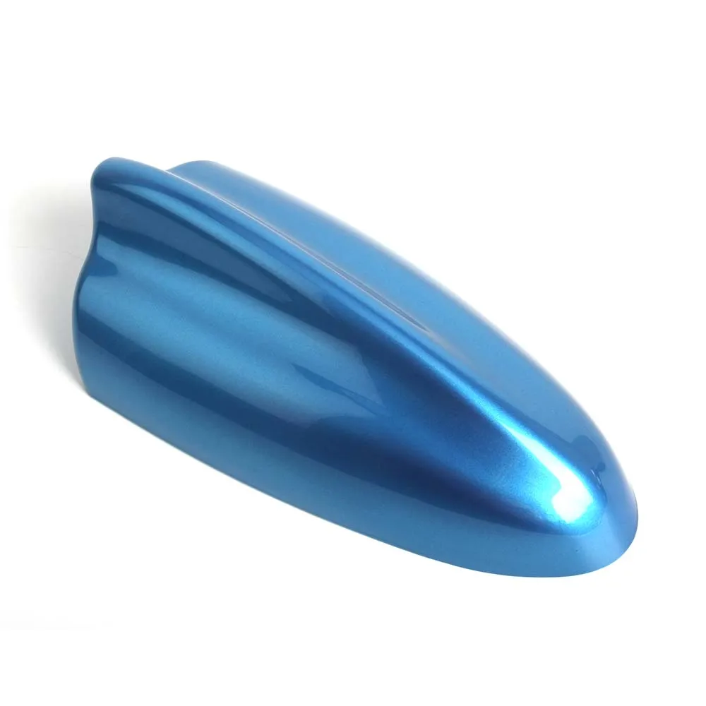 Light Blue Универсальная автомобильная декоративная гребень акулы на крышу антенна специальное радио для автомобилей аэрозольная краска для фортепиано сильный сигнал автомобильные наклейки внешние части - Цвет: Light Blue