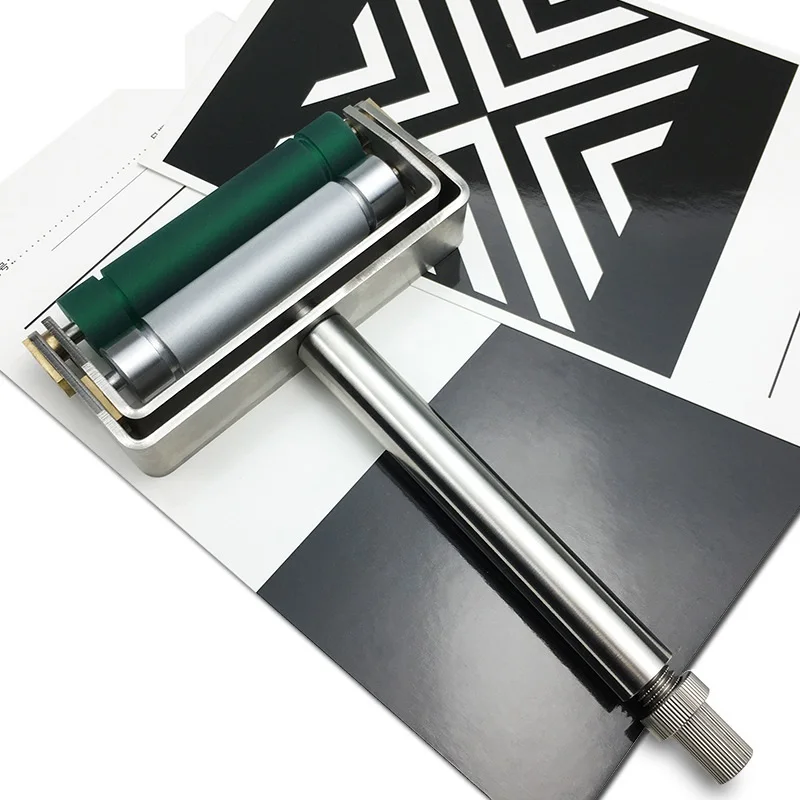 

Manual Ink Printing Film Applicator Ink Proofing Instrument 80-300 Line Optional Metal Anilox Roller Rubber Roller Sampler Tool