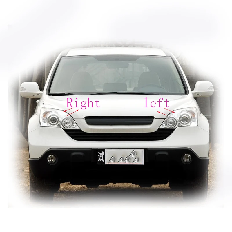 Для передних фар Honda CR-V 2007-2010 стеклянная маска крышка лампы прозрачная оболочка