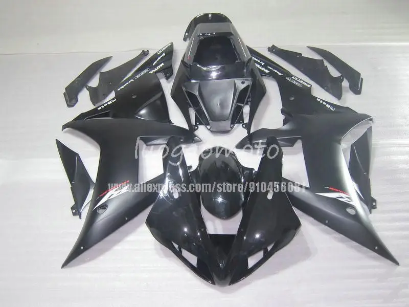 

Body kits Compression all black For YAMAHA YZF1000 YZF-1000 YZFR1 02 03 Bodywork YZF R1 02 YZF1000 YZF-R1 2002 2003 Fairing
