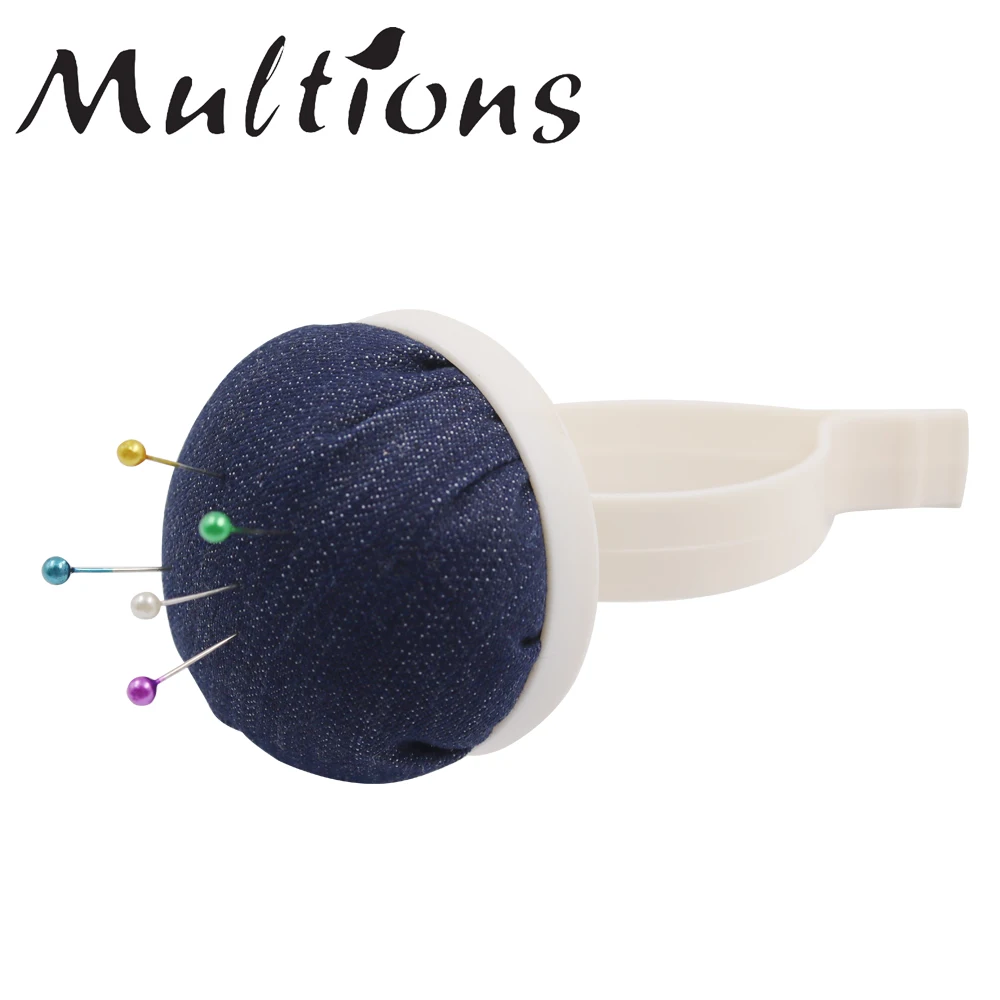 

Ball Shape Wrist Strap Pincushion Sewing Needle Pin Cushion Soft Cotton Fabric Pincushion Tailor Craft DIY Handcraft Sewing Tool