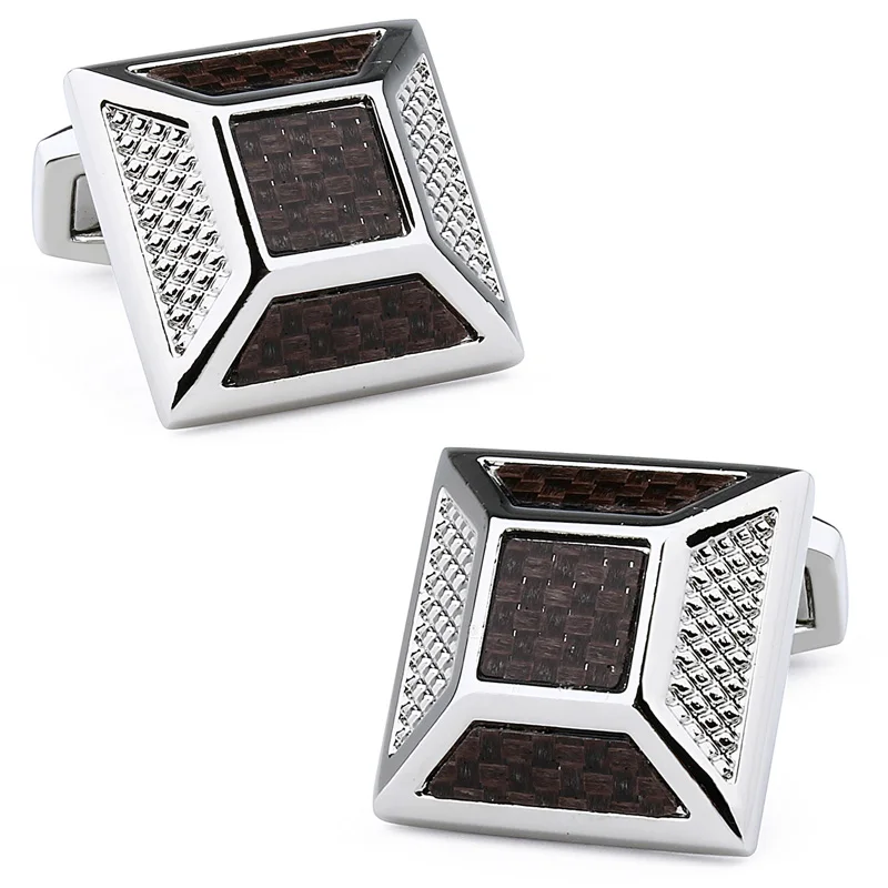 Модные ювелирные изделия мужские запонки Металлические медные с эмалью из