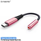Адаптер для наушников с разъемом Usb Type-C на 3,5 мм, аудиокабель для Samsung S20 Plus note 10 20 huawei p30 xiaomi mi8 9
