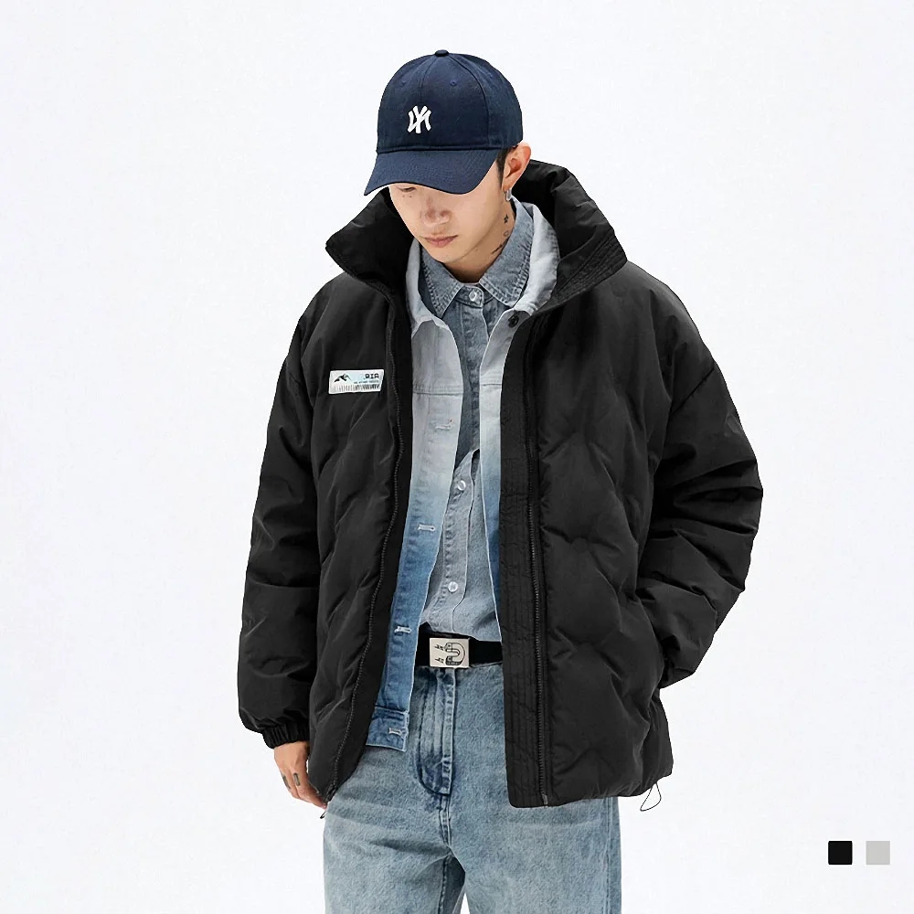 

Men Winter 90% Duck Down Jacket Fashion Warm Comfort Streetwear Windproof Fitness Sports Coat Black Outdoor Ultralight Down Jack