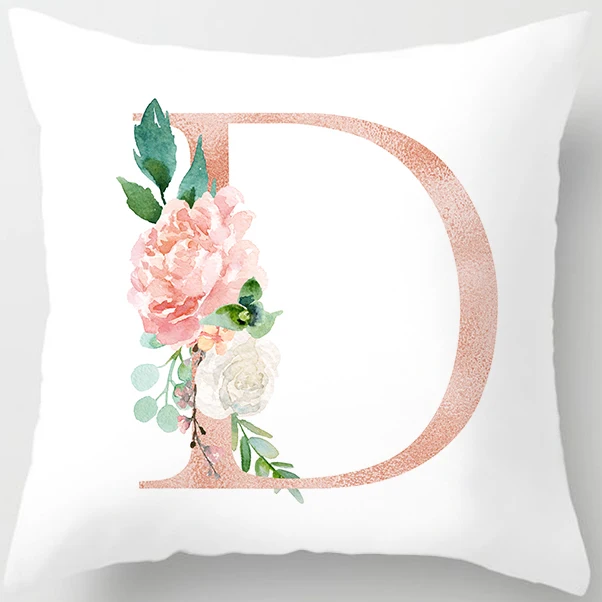 Украшения детской комнаты с буквенным принтом Подушка Чехол английский алфавит