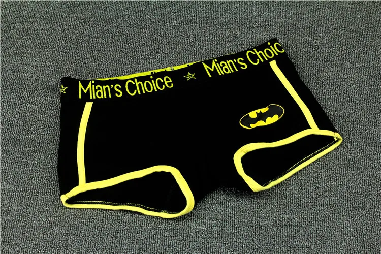 Женские хлопковые трусы-боксеры с широкими полями и надписью героями