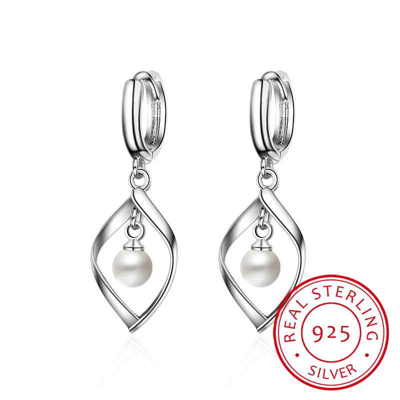 

925 silver needle NEW arrivals fashion shiny crystal ladies`stud earrings jewelry women female Anti allergy cheap