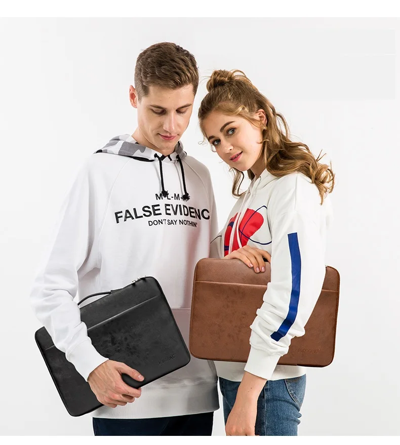 Сумка для ноутбука из искусственной кожи марки Kinmac 12 13 14 15 6 дюйма фоточехол MacBook Air