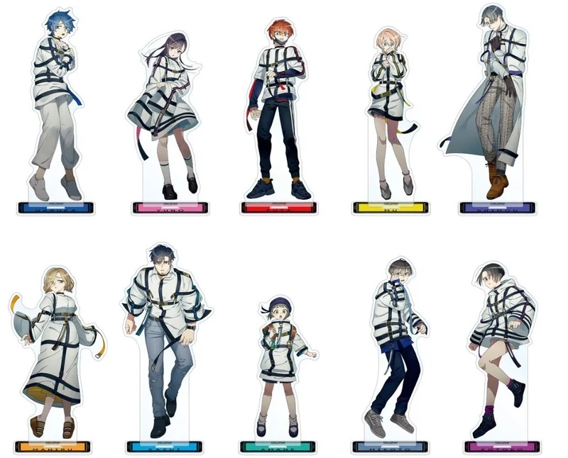 

Аниме Milgram MILGЯAM Shidou Kirisaki Es Haruka Sakurai Yuno, акриловая фигурка, подставка, настольное украшение, косплей, высокое качество