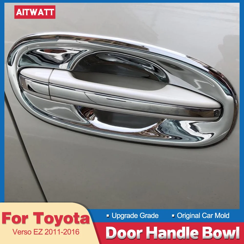 Для Toyota Verso EZ 2011 2012 2013 2014 2015 2016 ABS хромированные дверные ручки чаши Крышка