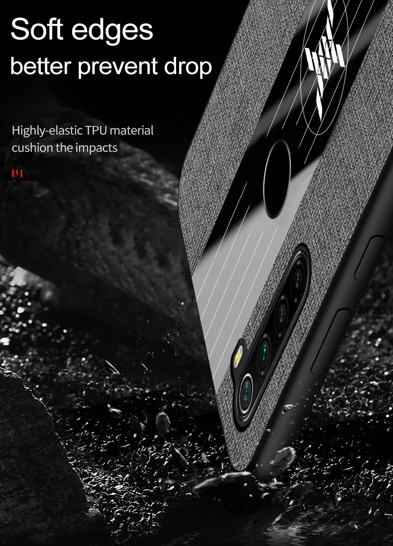 for xiaomi redmi mi note 5 7 8 t pro 8t 9s 9 pro max 10 pro phone cover case magnetic ring matte fabric luxury car stand cases free global shipping