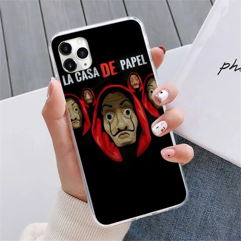 

Spain TV Money Theft House Paper Phone Case For iphone 12 5 5s 5c se 6 6s 7 8 plus x xs xr 11 pro max mini
