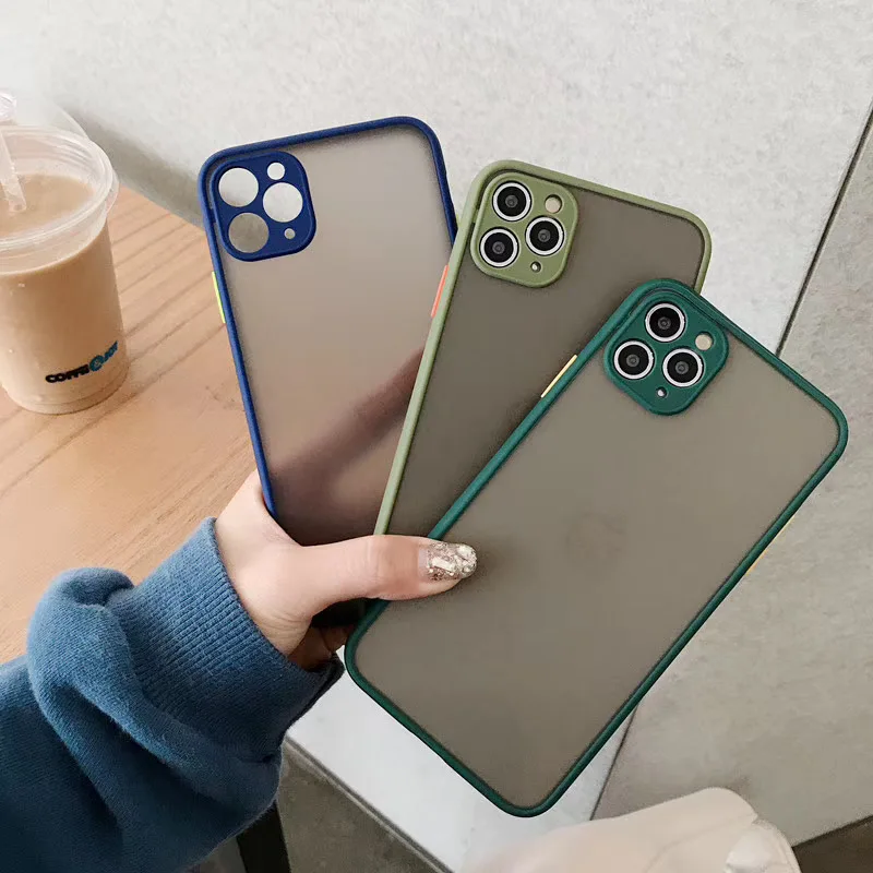 Матовый Прозрачный чехол для телефона Apple iPhone X XR XS 11 Pro Max 8 7 6S 6 Plus мягкий ТПУ