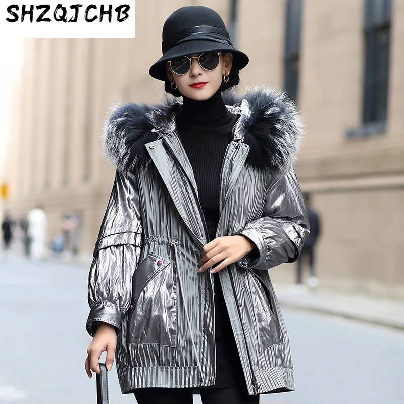 

SHZQ Pie Overcome Coat Women's New Winter Fur Knicks Rex Rabbit Fur Detachable Short