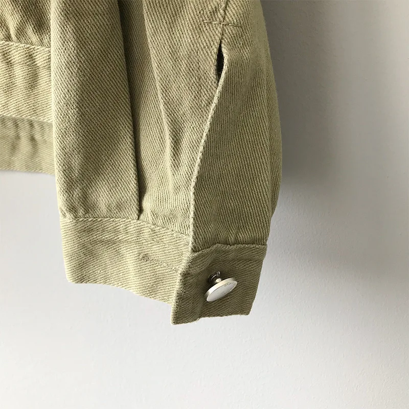 Свободная джинсовая куртка Женская куртка Осень корейский стиль Студенческая пуговица пальто уличная chaqueta vaquera mujer