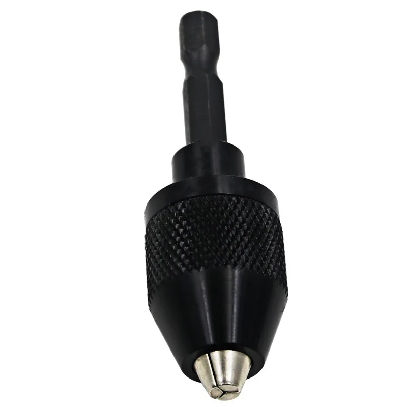 

1/4\\\\\\\\\\\\\\\" Drill Chuck Keyless Conversion Hex Shank Quick Change Driver Alloy