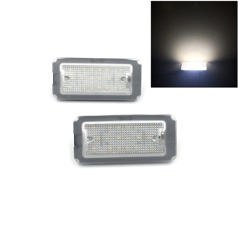 2x автомобиль светодиодный фонарь освещения номерного знака светильник для FIAT 500