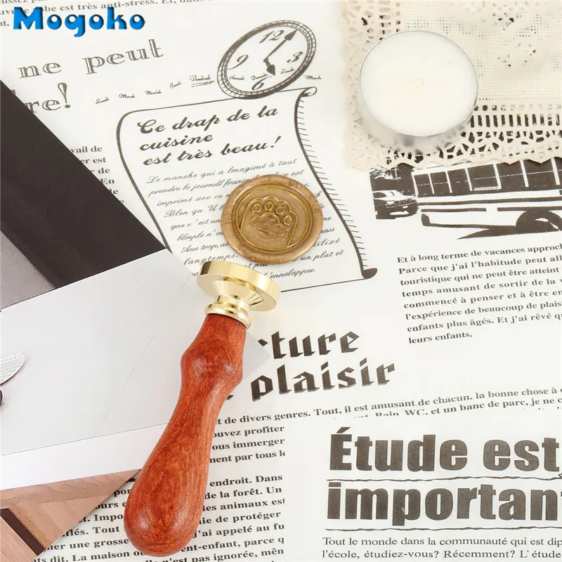 Штампы Mogoko в стиле ретро с рисунком кошки деревянные классические подарочной