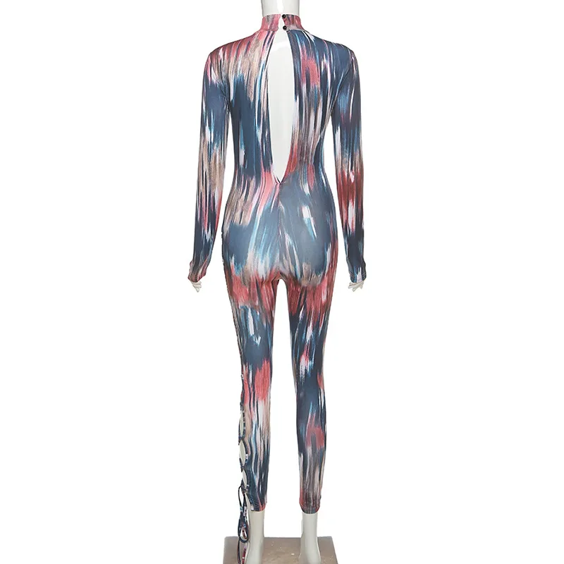 

corset gym fashion prints striped stitch sexy bodycon bandage for women jumpsuits