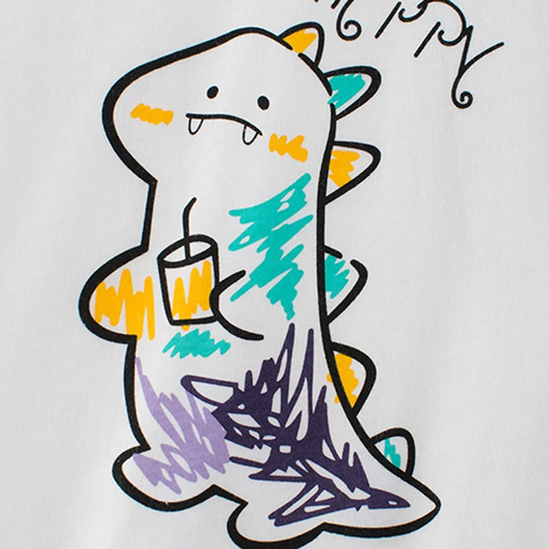 

Girls T-Shirts Kids Children Tee Boys Infant Tops Clothing Clothes Short Sleeves Summer Print Cartoon Cotton T shirts New 2021