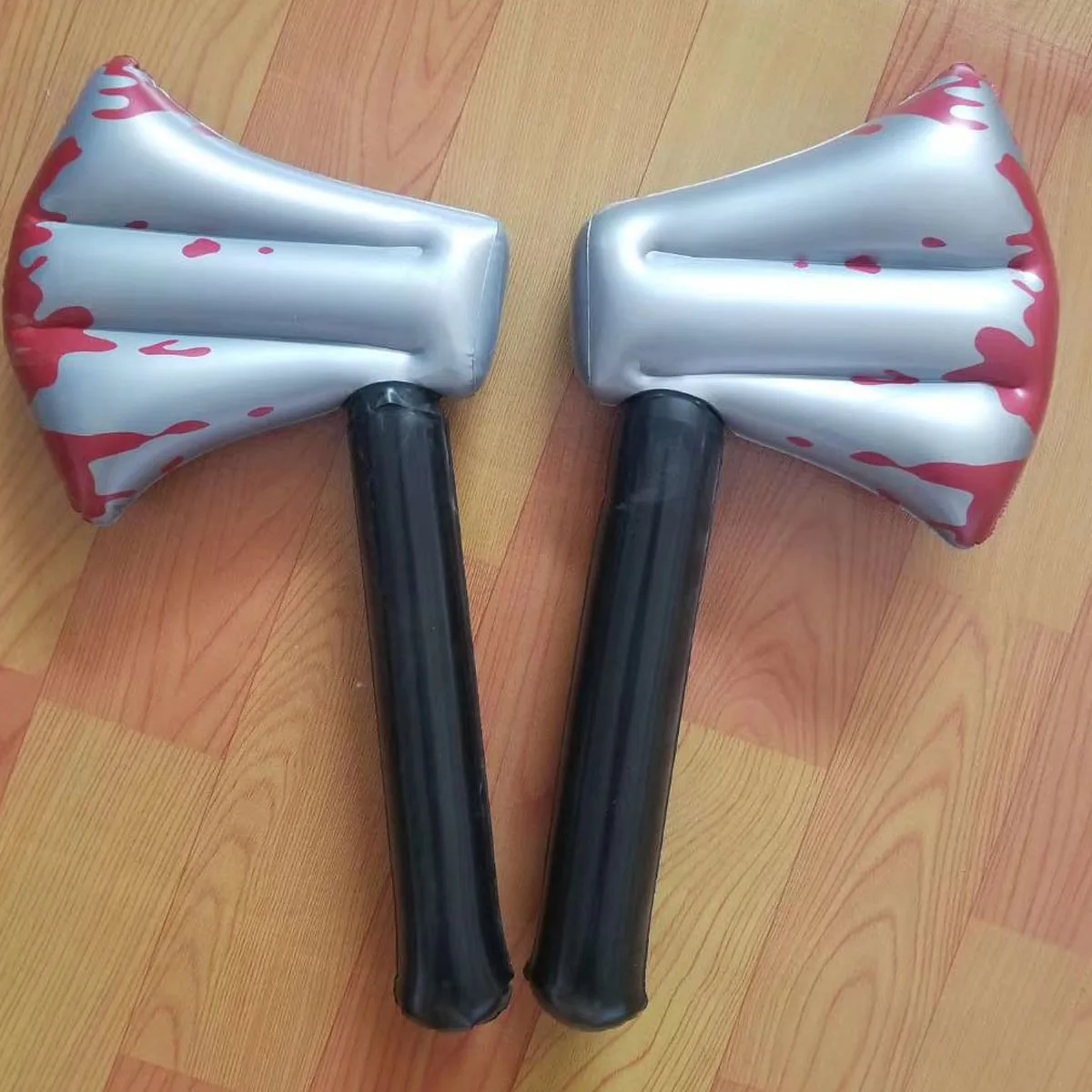 

Halloween inflatable toy PVC inflatable with blood printing axe