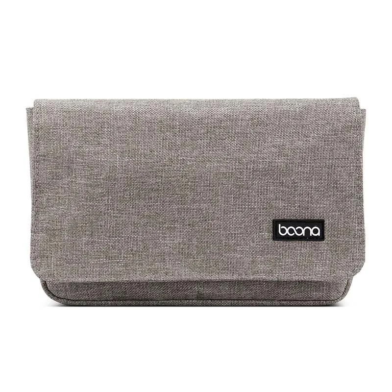Waterproof multi compartment travel digital storage bag mobile data cable power passport accessories sorting | Электроника