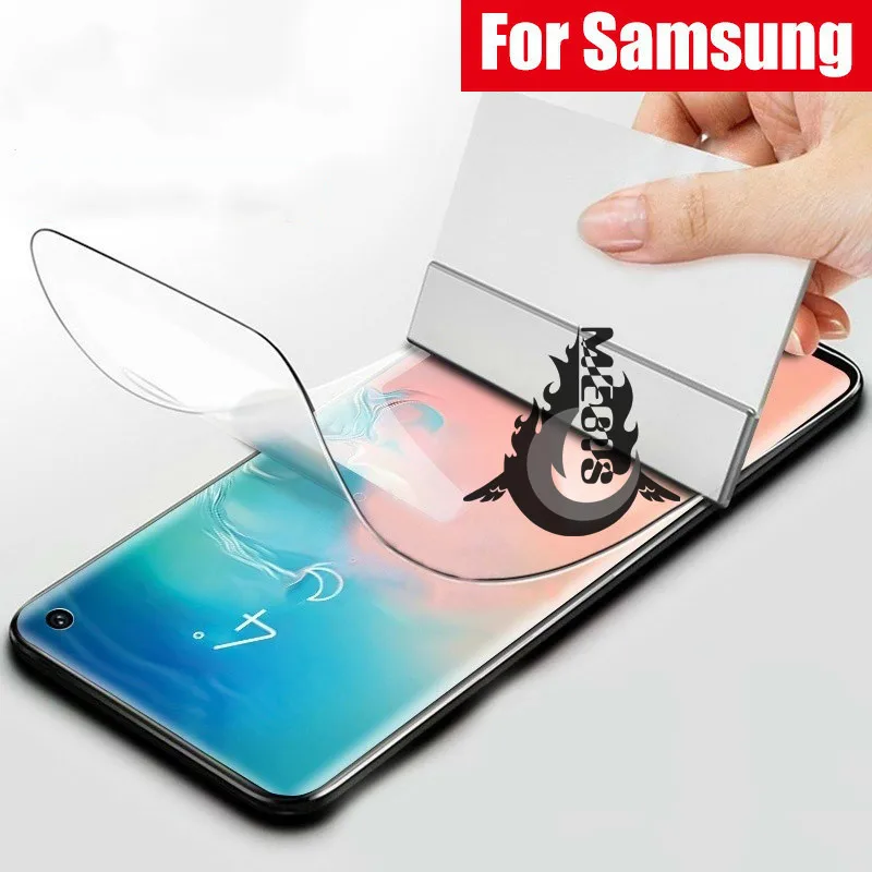 

Film Screen Protector for Samsung Galaxy S8 S9 S10 Plus Lite S10e S20 Plus Ultra FE Hydrogel Film Samsung Note 8/9/10/20 Ultra