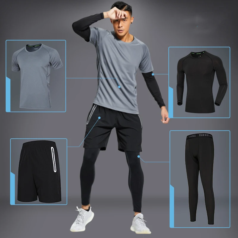 

Men's Tracksuit Sportswear Men Clothing Training Suit Sweatpants Running Men's Sweatshirt Jogging Suit Male Spring Summer